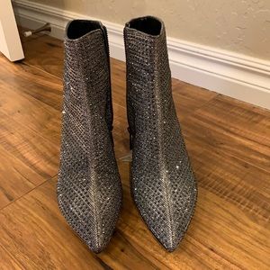 Michael Kors rhinestone boots.